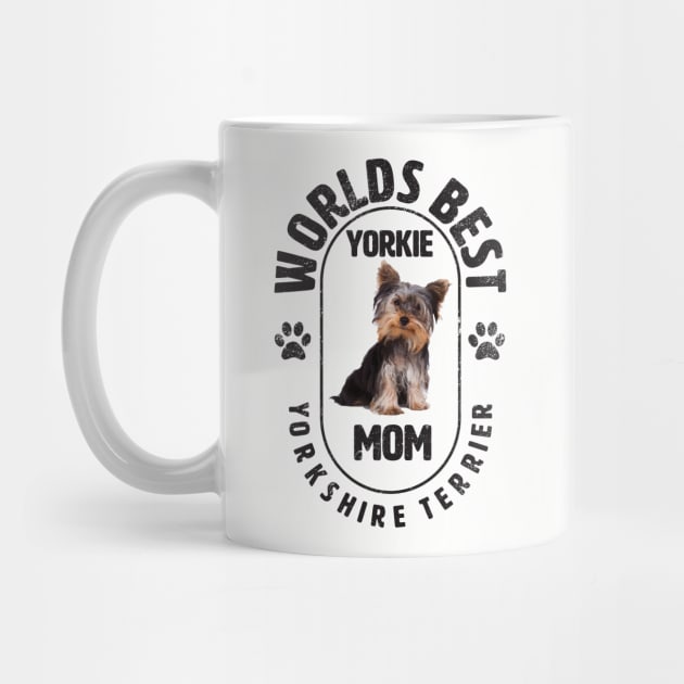 Yorkshire Terrier - Yorkie  Mom by Kudostees